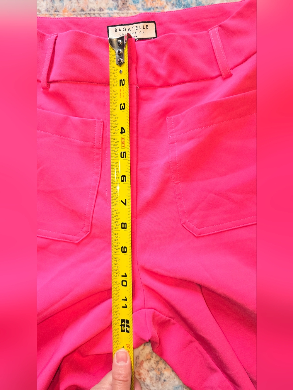Bagatelle Hot Pink Palazzo Trousers High Rise Wide Leg-palazzo Fit Size Small - Picture 7 of 10
